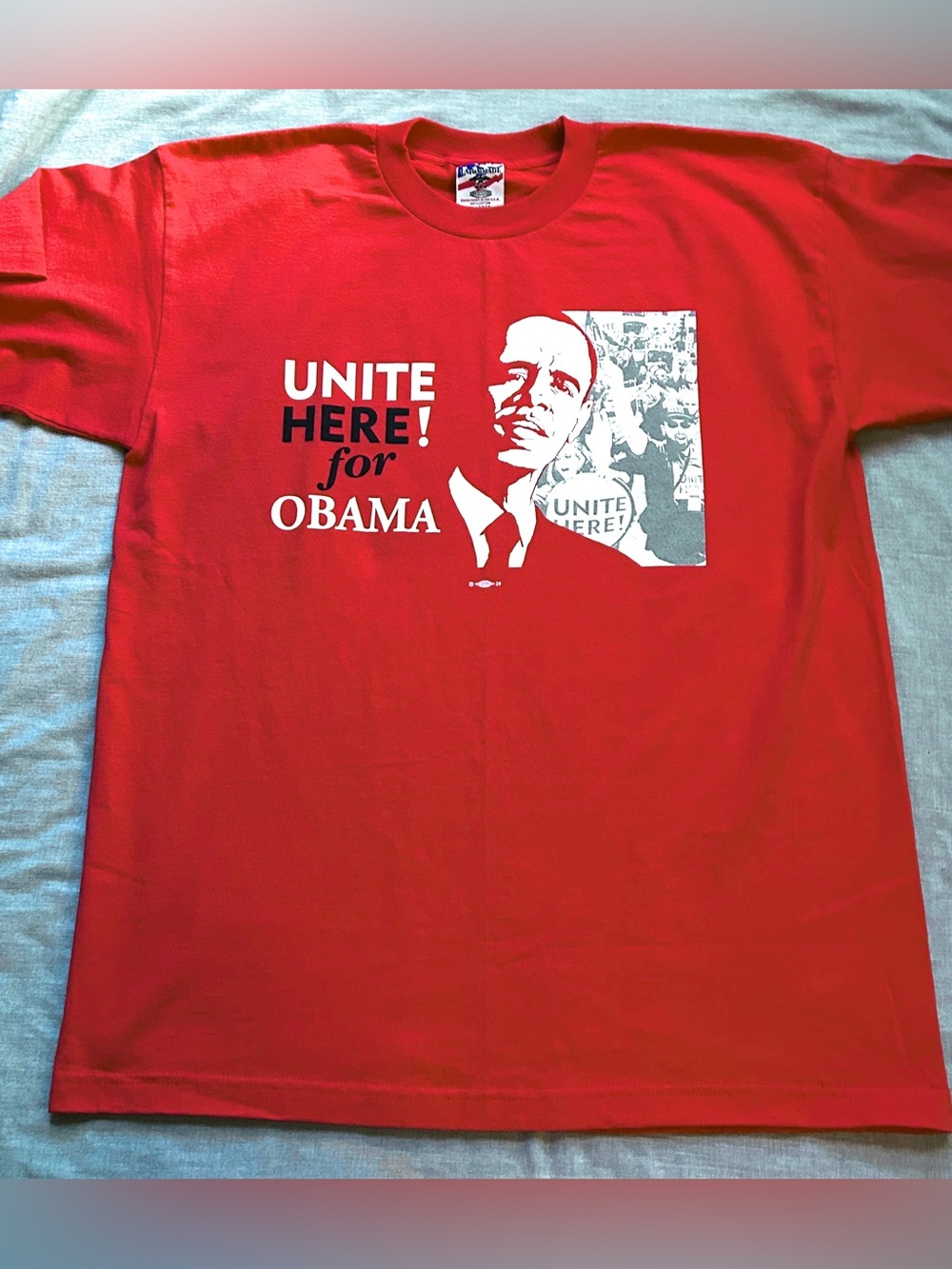 Unite Here for Obama vintage shirt